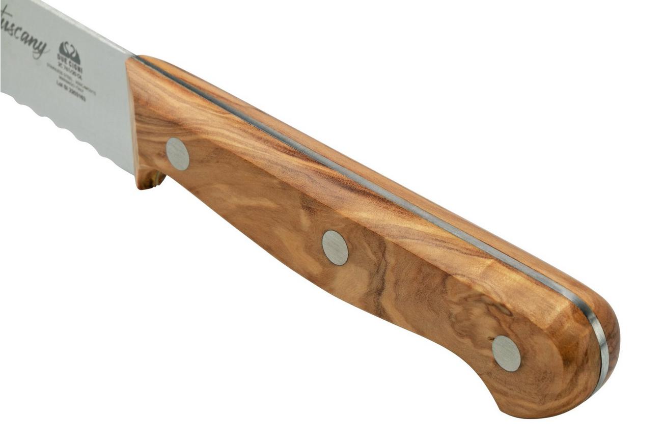 Due Cigni Tuscany 2C761-20OL broodmes 20 cm olijfhout