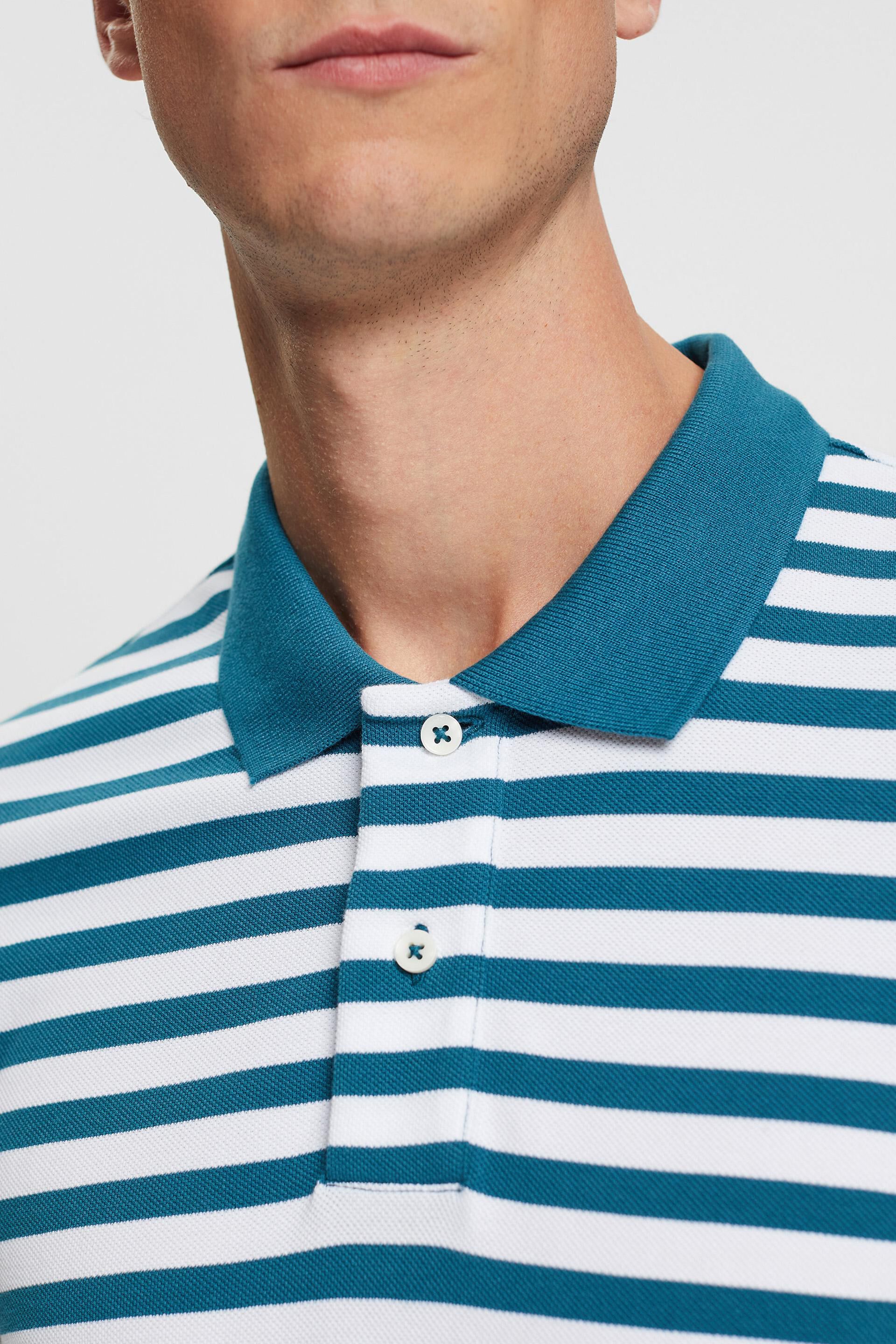 Polo rayé coupe Slim Fit