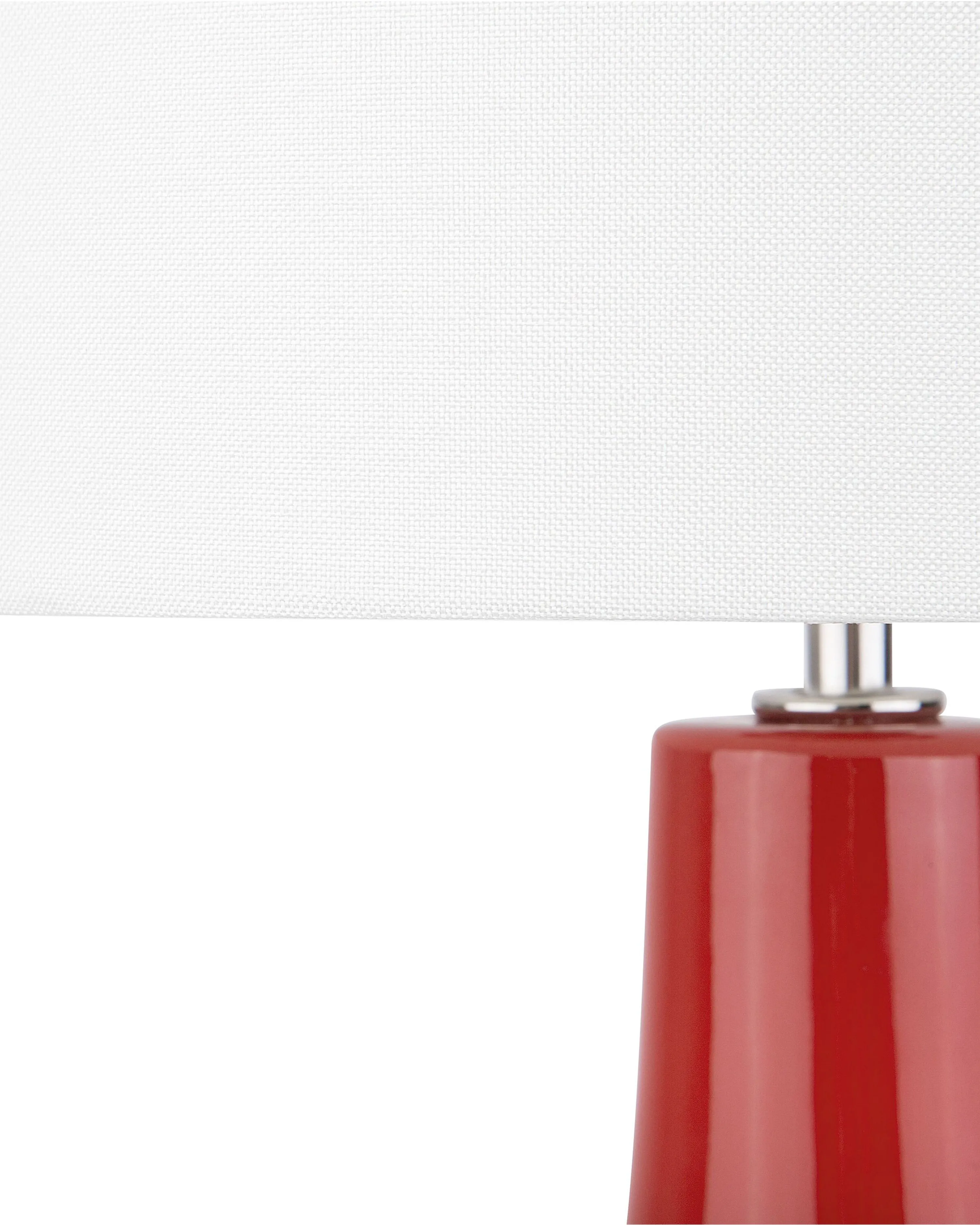 Tafellamp TRIVERSA Keramiek Rood