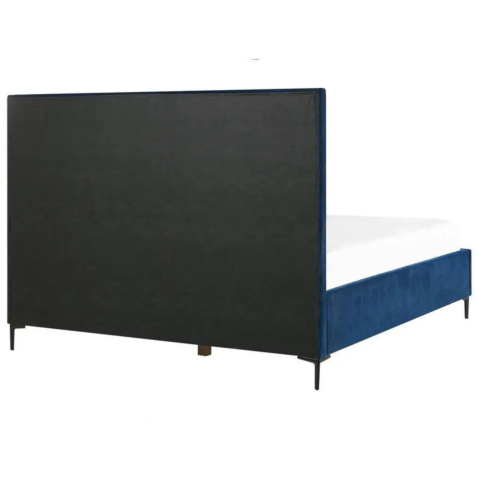 SEZANNE - Slaapkamerset - Blauw - 140 x 200 cm - Fluweel