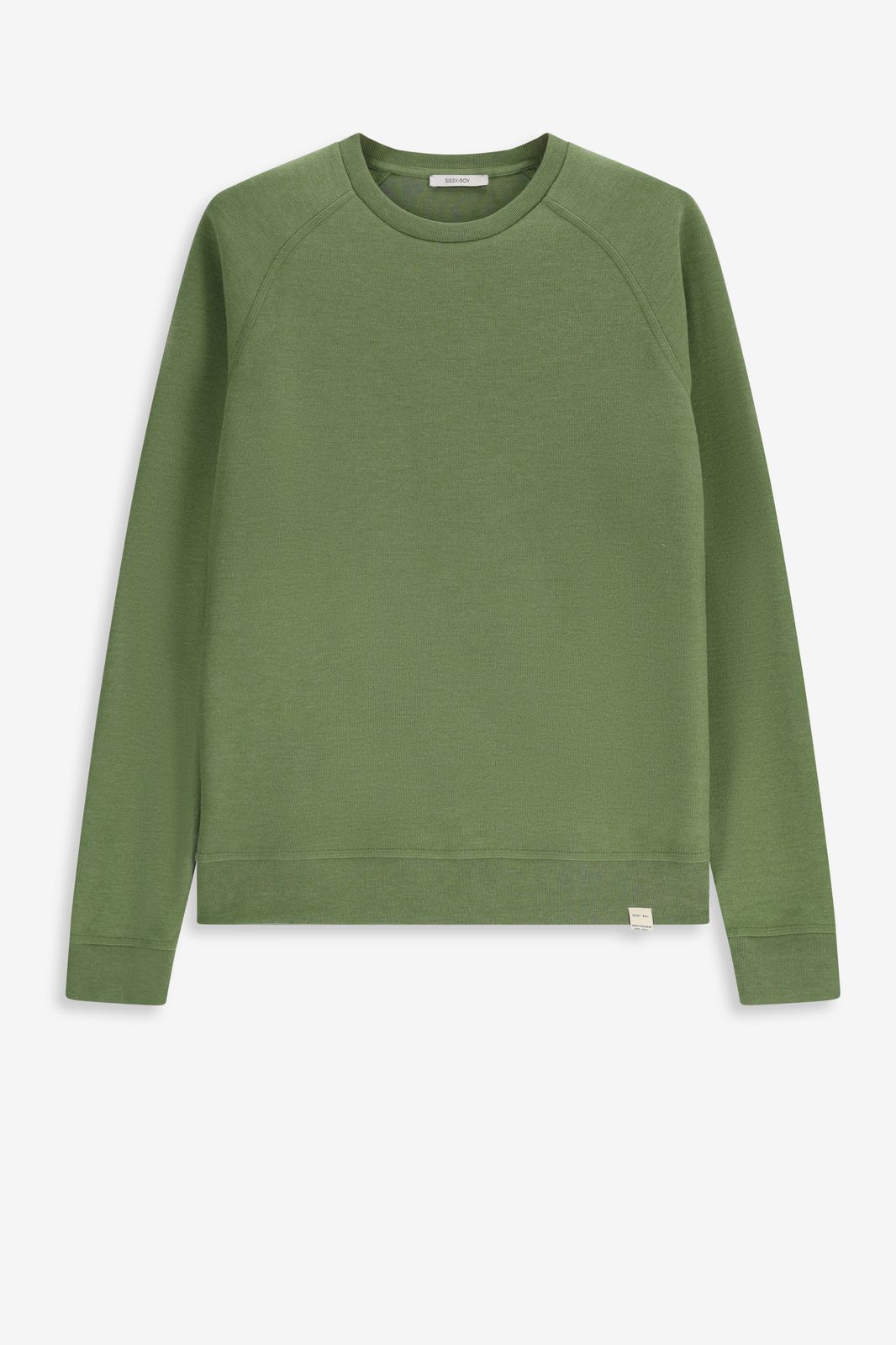 Groene raglan sweater