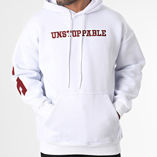 Sweat Capuche 8017 Blanc