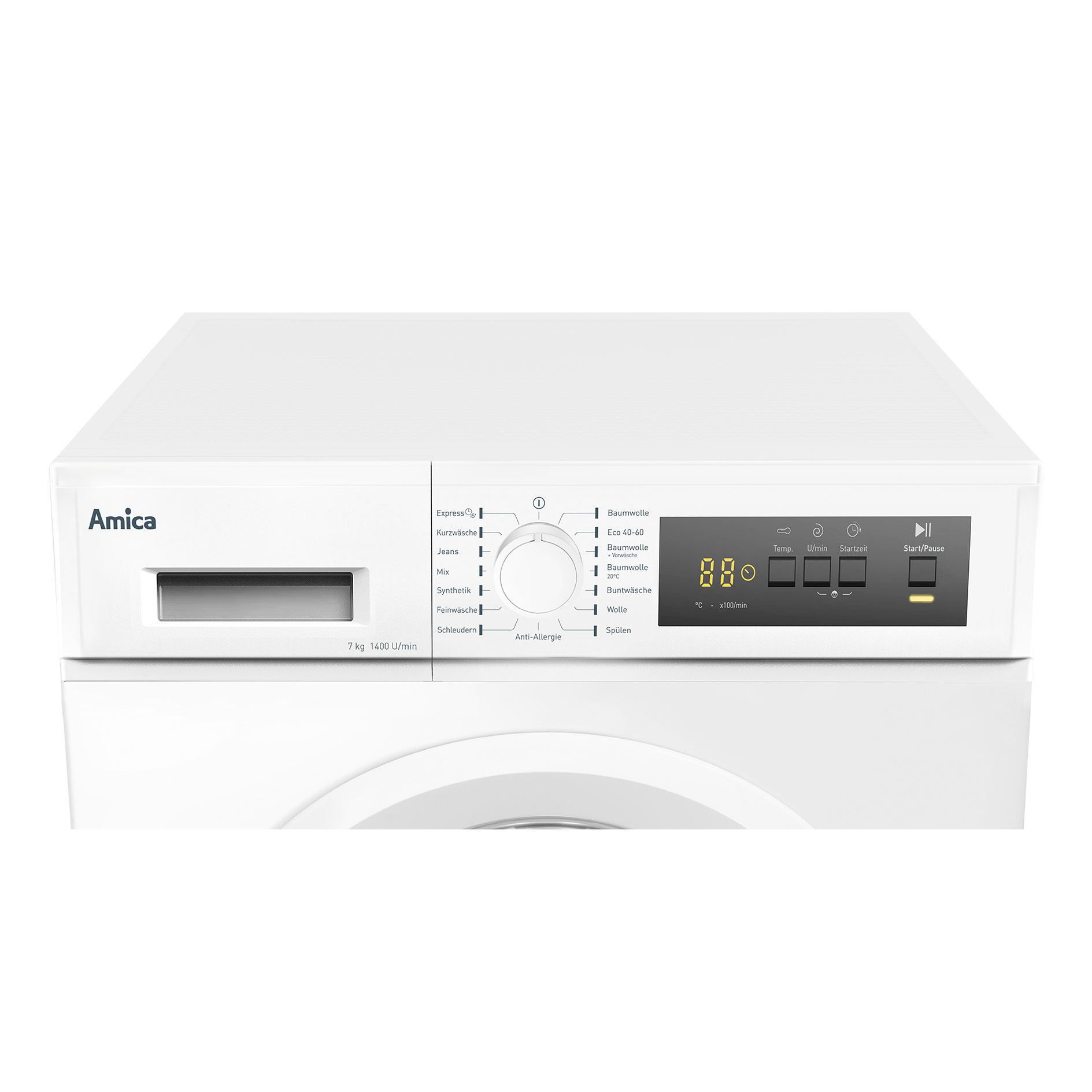 AMICA Waschmaschine WA 474 021 - weiß - 7 kg - D