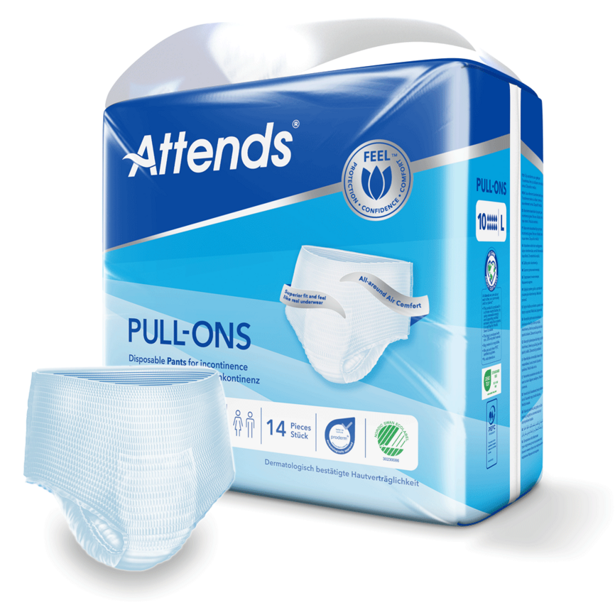 Attends Pull-Ons 10 L 14 stk