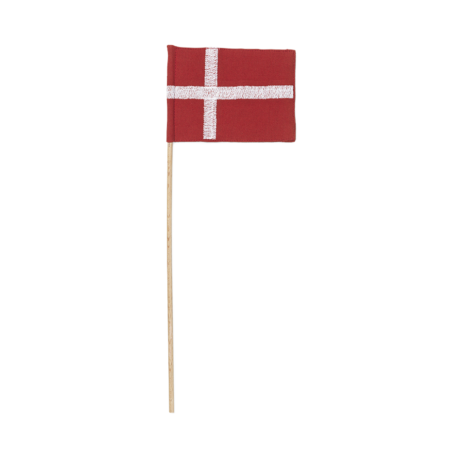 ​Kay Bojesen - Fanebærer med stofflag, 22 cm