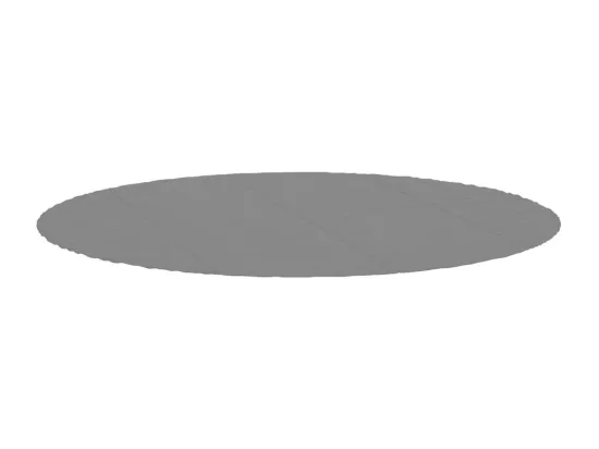 Bache de piscine gris clair ?458 cm géotextile polyester