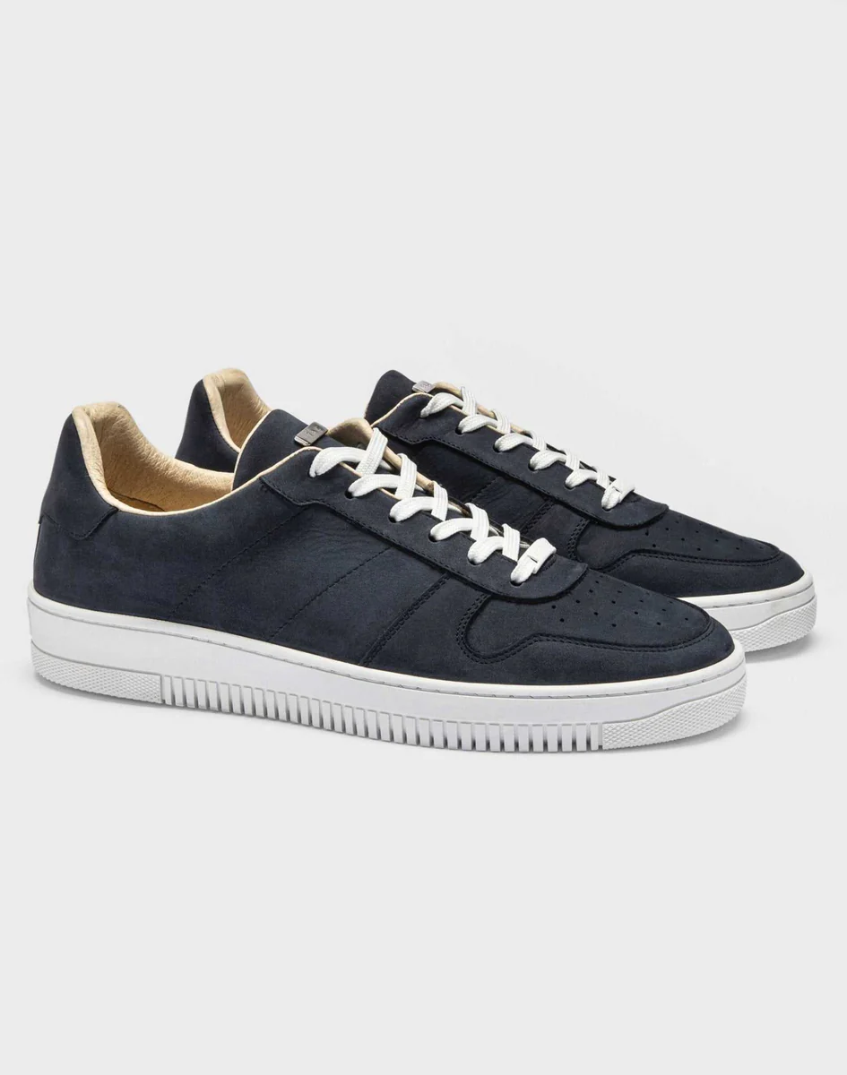 Baskets nubuck marine