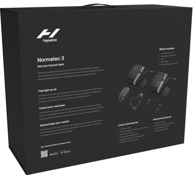 Hyperice Normatec 3.0 benrestitutionssystem 63010-006-03