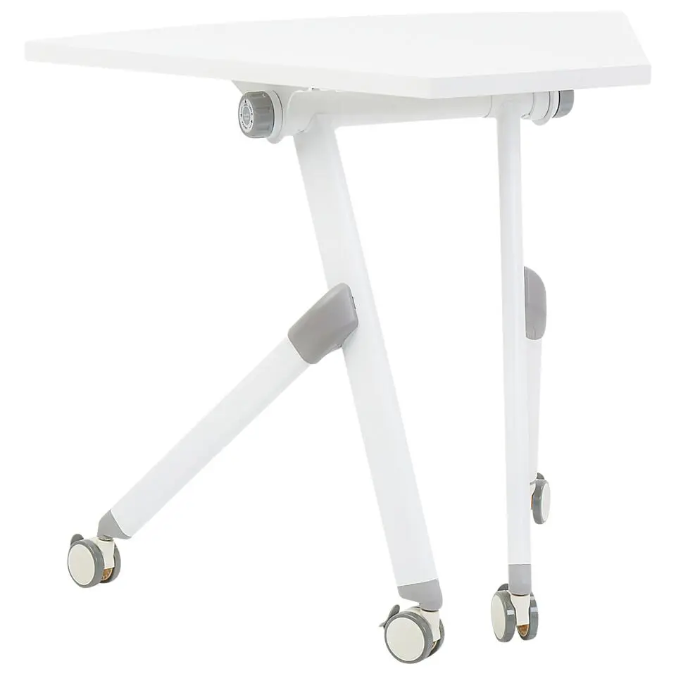 BENDI - Bureau inklapbaar - Wit - 90 x 64 cm - Metaal