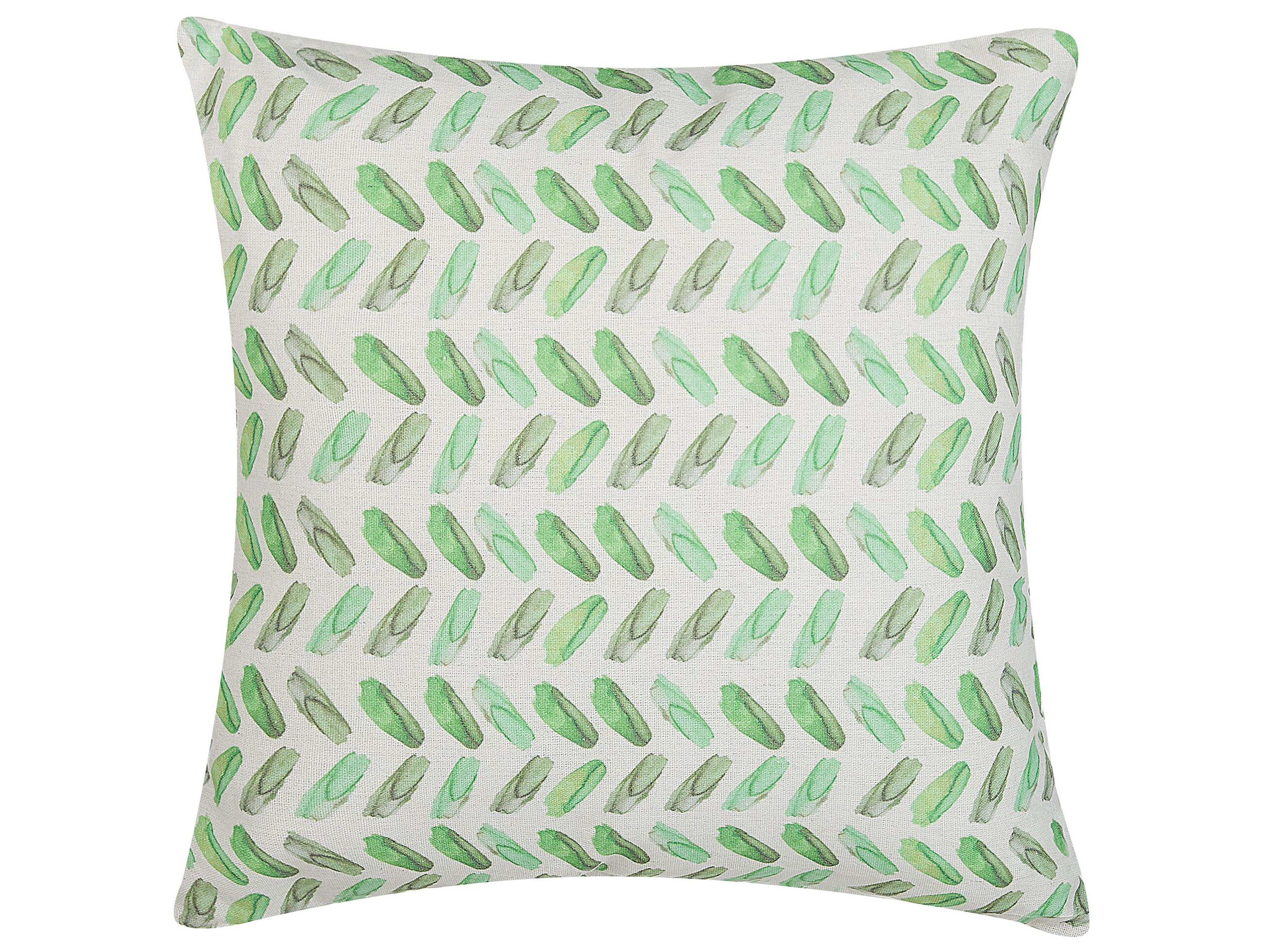 Sierkussen PRUNUS 45 x 45 cm Groen abstract patroon