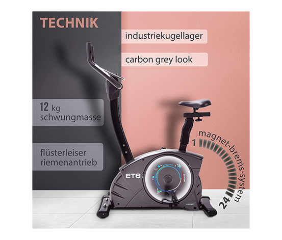 Christopeit Sport Heimtrainer Ergometer »ET 6«