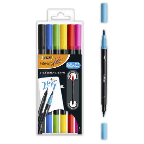 BIC® intensity Dual Tip Fasermaler-Sets