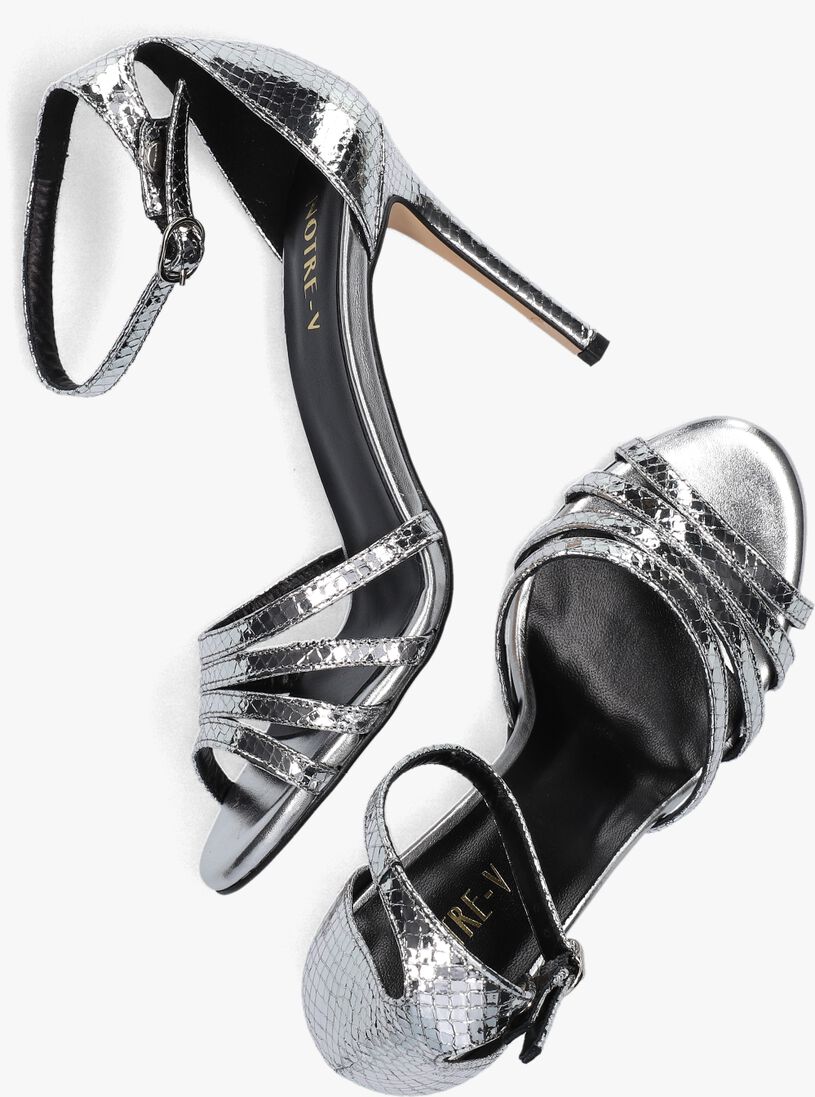 NOTRE-V zilveren notre-v sandalen 24730\b