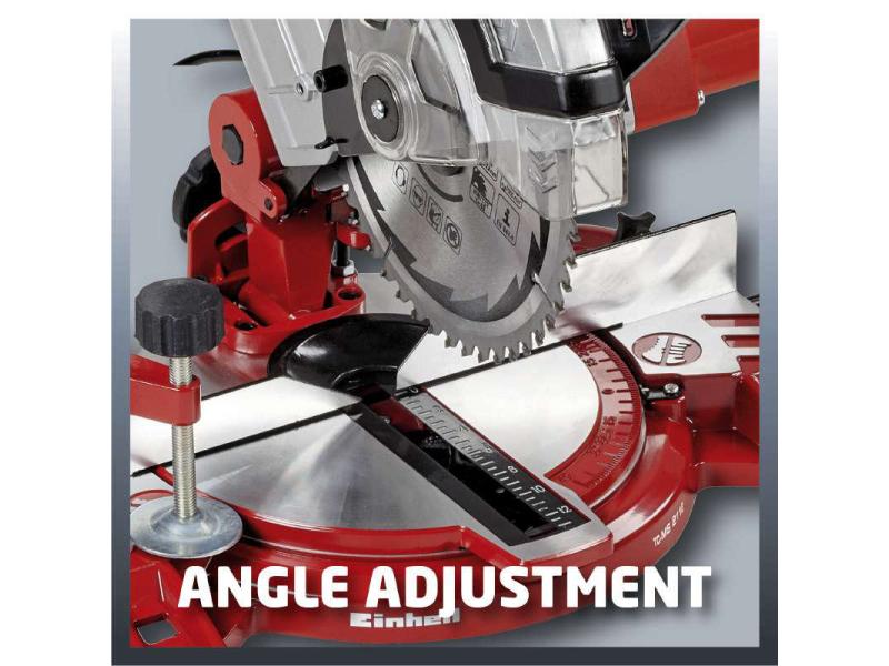 Einhell Kapp- und Gehrungssäge TC-MS 2112 Leistungsstarke Tischsäge mit staubgekapseltem Motor