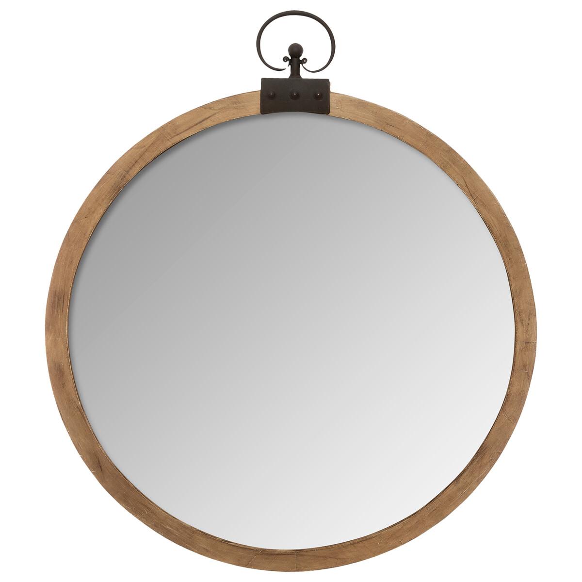 MIROIR BOIS GOUSSET D.74CM
