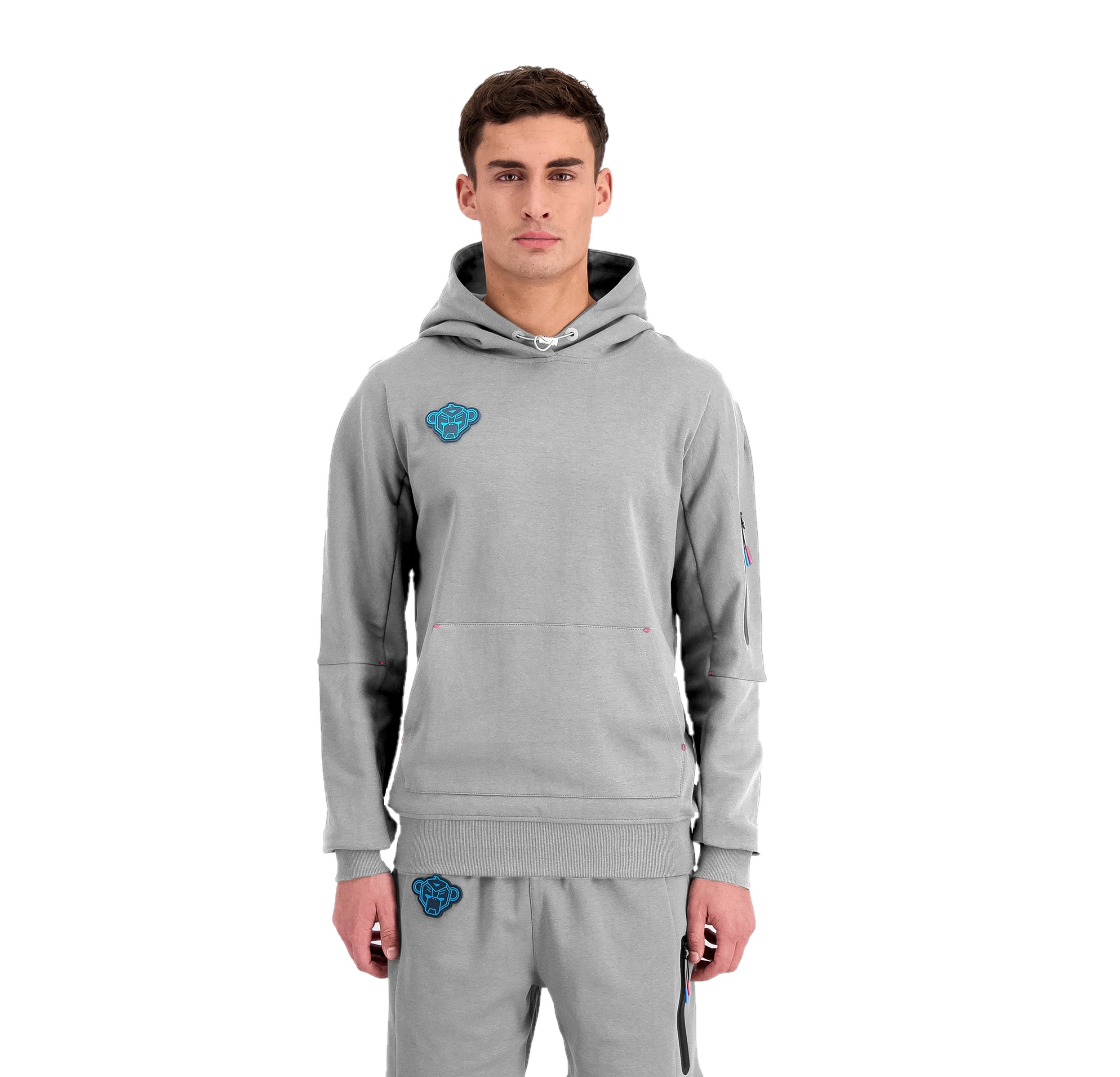 Black Bananas Echo Hoodie Heren Grijs
