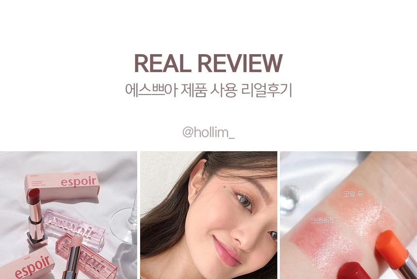 espoir - Nowear Glow Lip Balm - 3 kleuren