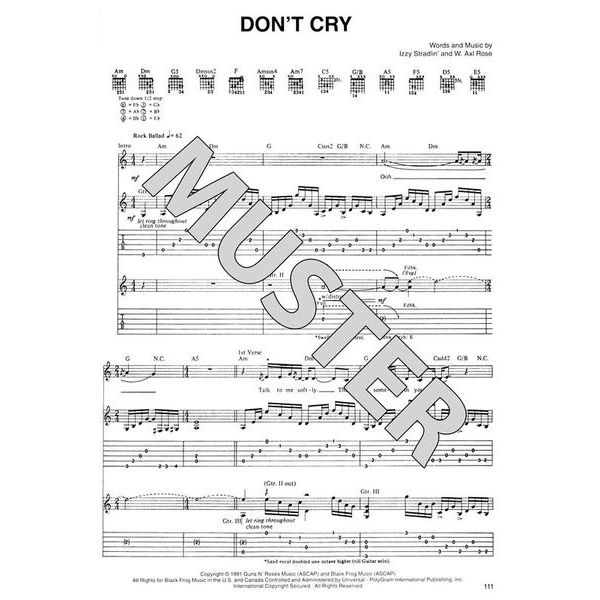Cherry Lane Music Company Guns n' Roses Greatest Hits