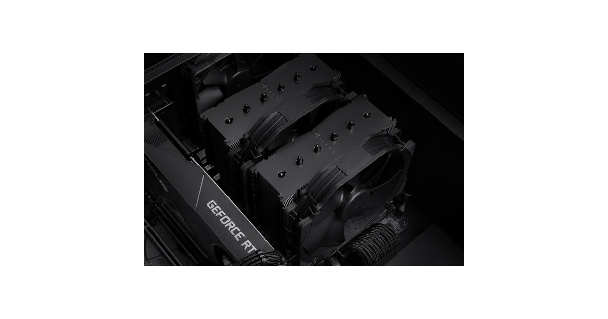 NoctuaNH-D15 chromax.black CPU-koeler  (Zwart, PWM-aansluiting)