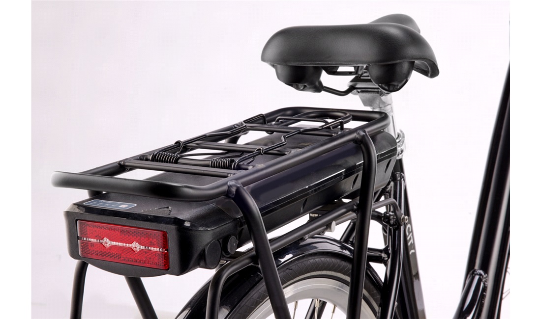 El-cykel City 36V-10,4Ah 3-gear sort