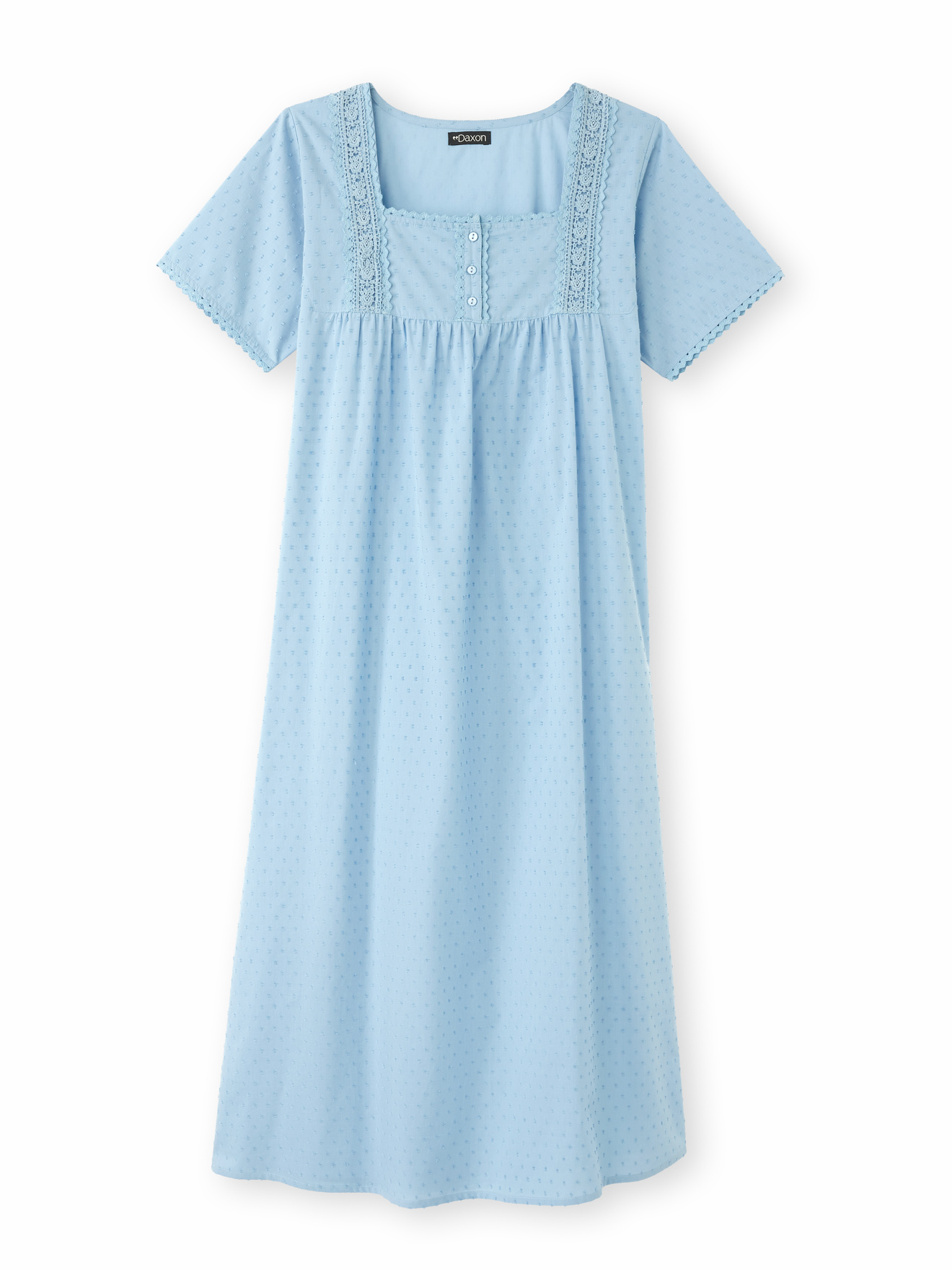 Chemise de nuit plumetis