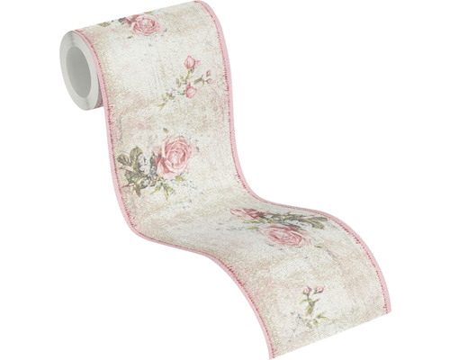 Border 95665-1 Alleen Borders rozen beige 5 mx 13 cm