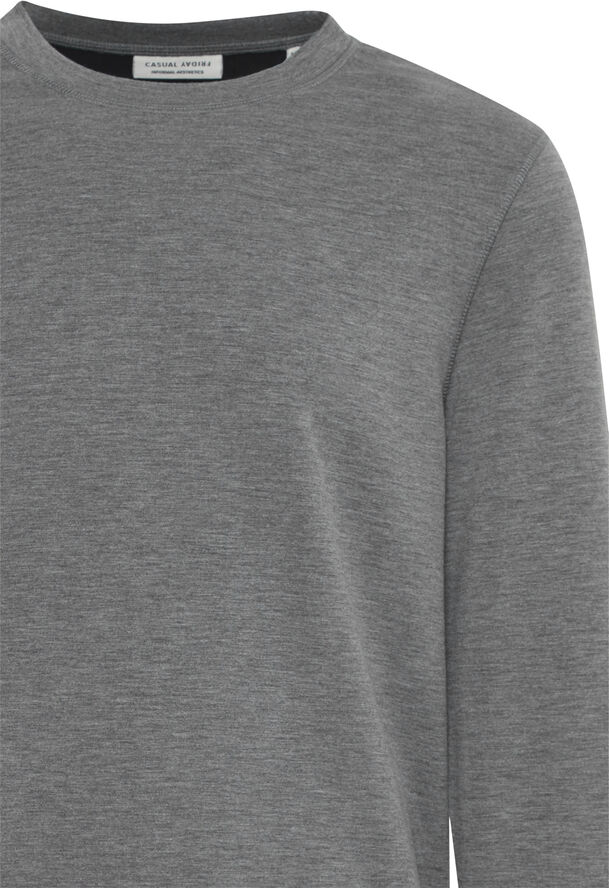 Casual Friday CFSEBASTIAN crew neck sweat Pewter mix