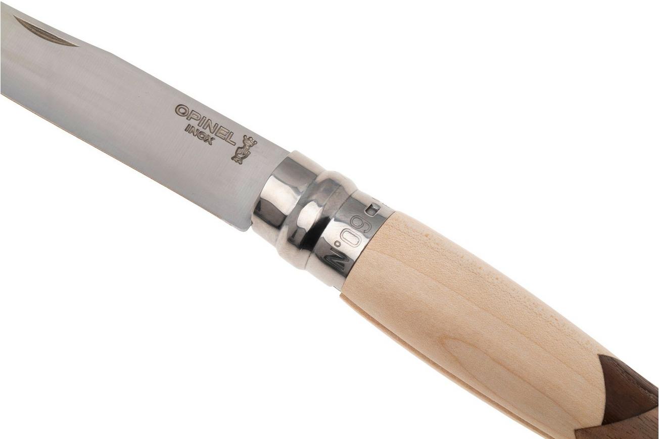 Opinel No. 09 Cime Luxury Range 003103 Stainless Steel, hout, zakmes