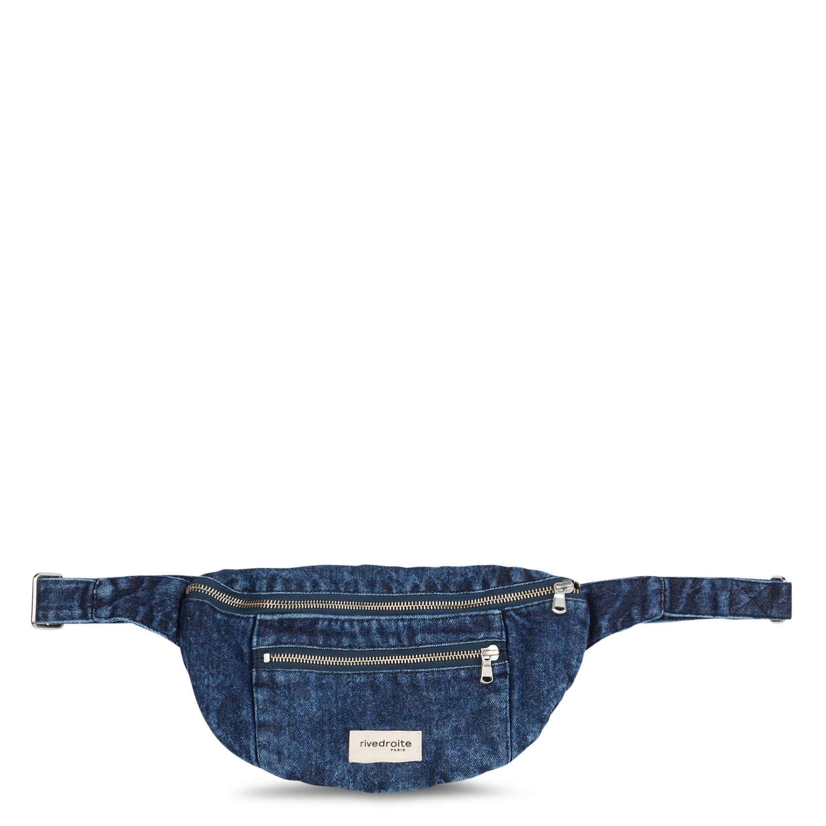 ORSEL - Sac banane en coton recyclé | Bleu