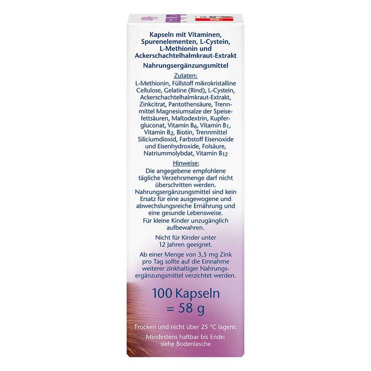 Doppelherz Haar Intensiv + Biotin Kapseln, 100 St