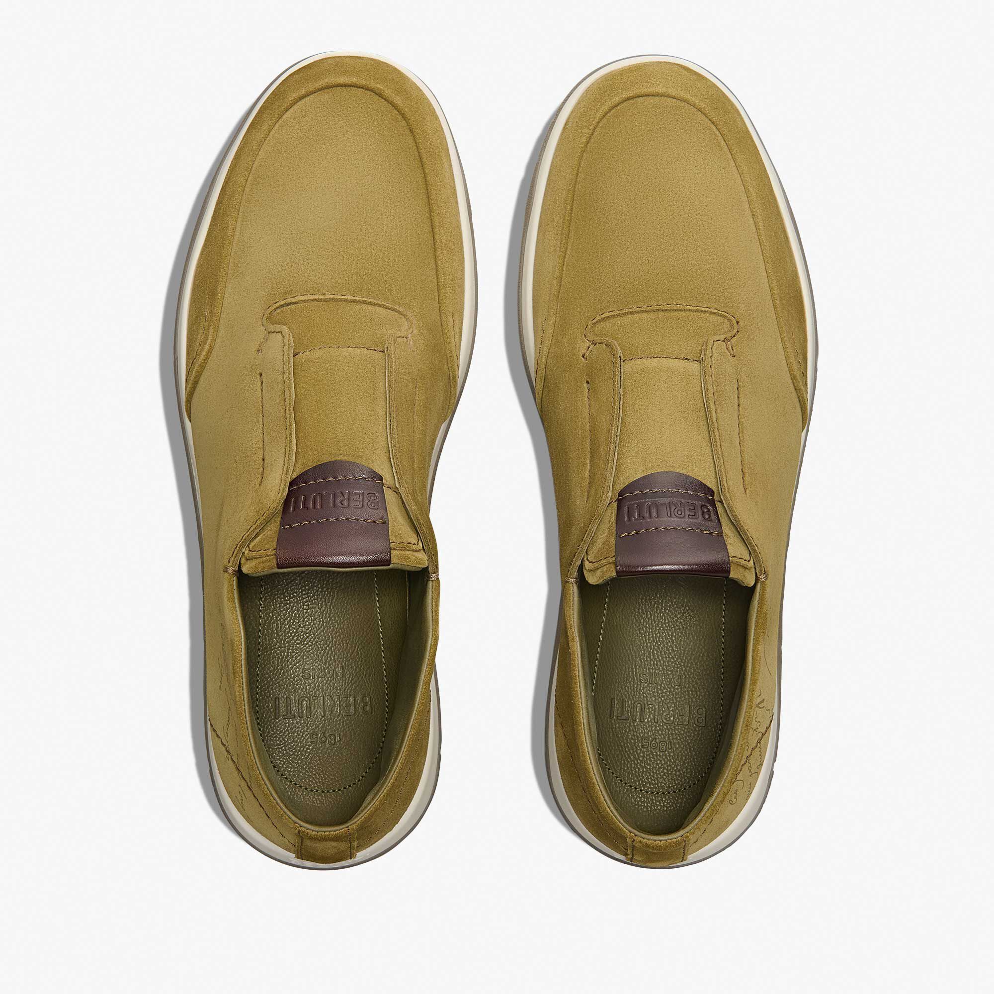 Slip On Échappee En Suède Scritto