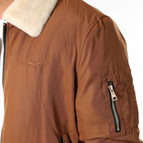Veste Bomber Col Mouton Versmold Camel