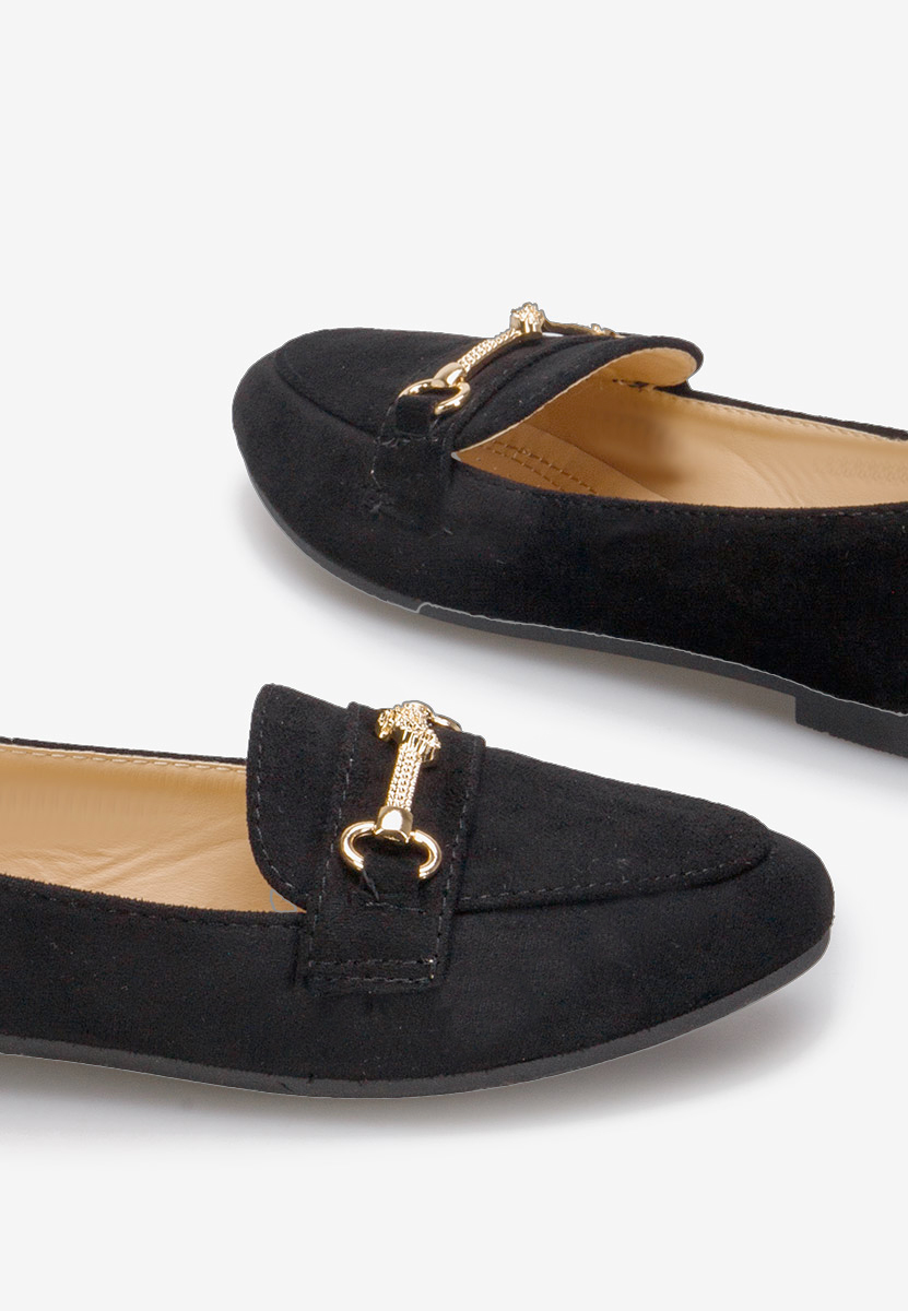 Mocassins femme noirs Stormy