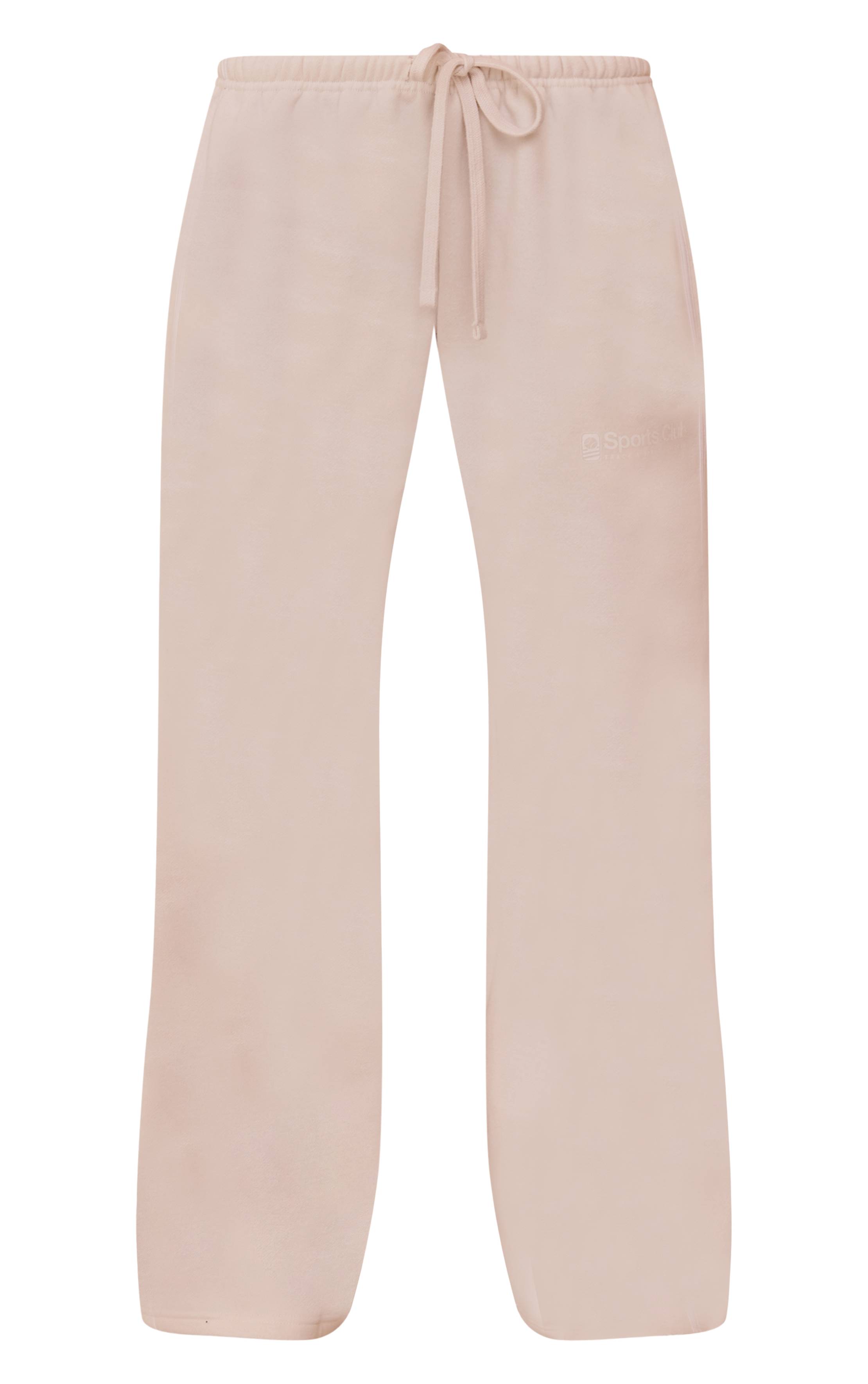 Crème Jogger Large À Imprimé Sports Club