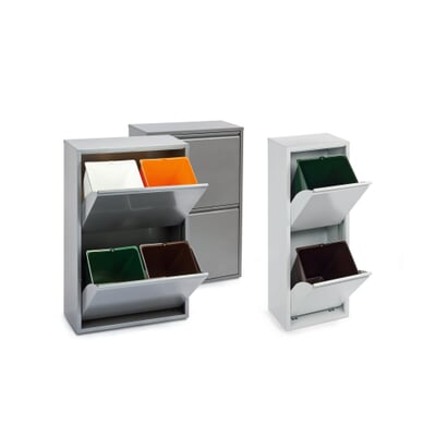 Ersatzmülleimer grün zu Klappschrank Stahl