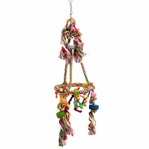 Brinquedo de pássaro pendurado multicolorido