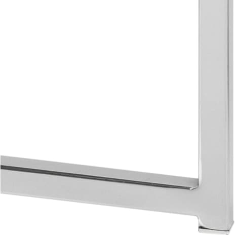Cross firkantet sofabord - klar glas
