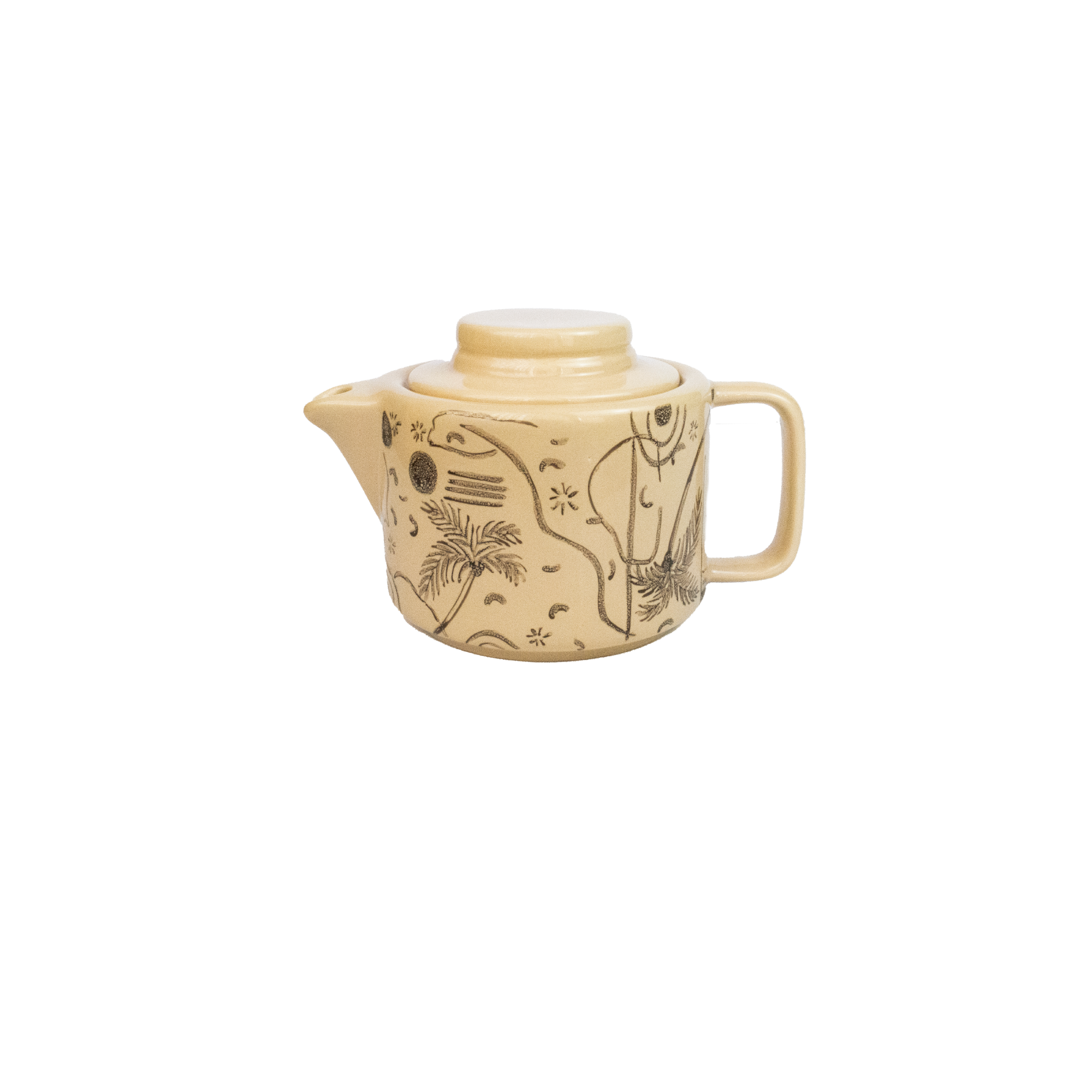 Théière en céramique « Trazos Sicilia » (lot de 2)