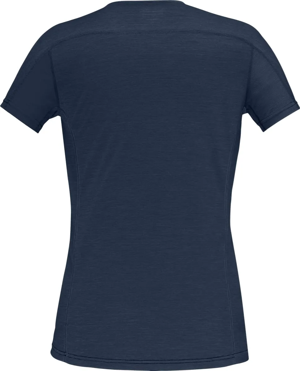 Norrøna Women's Falketind Equaliser Merino T-Shirt Indigo Night