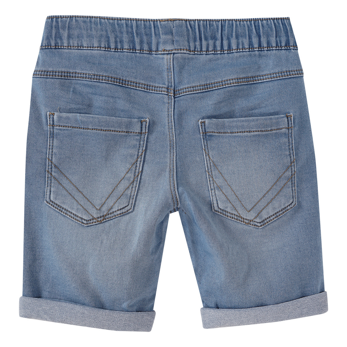 Topolino Jungen Jeansshorts mit Tunnelzug blau