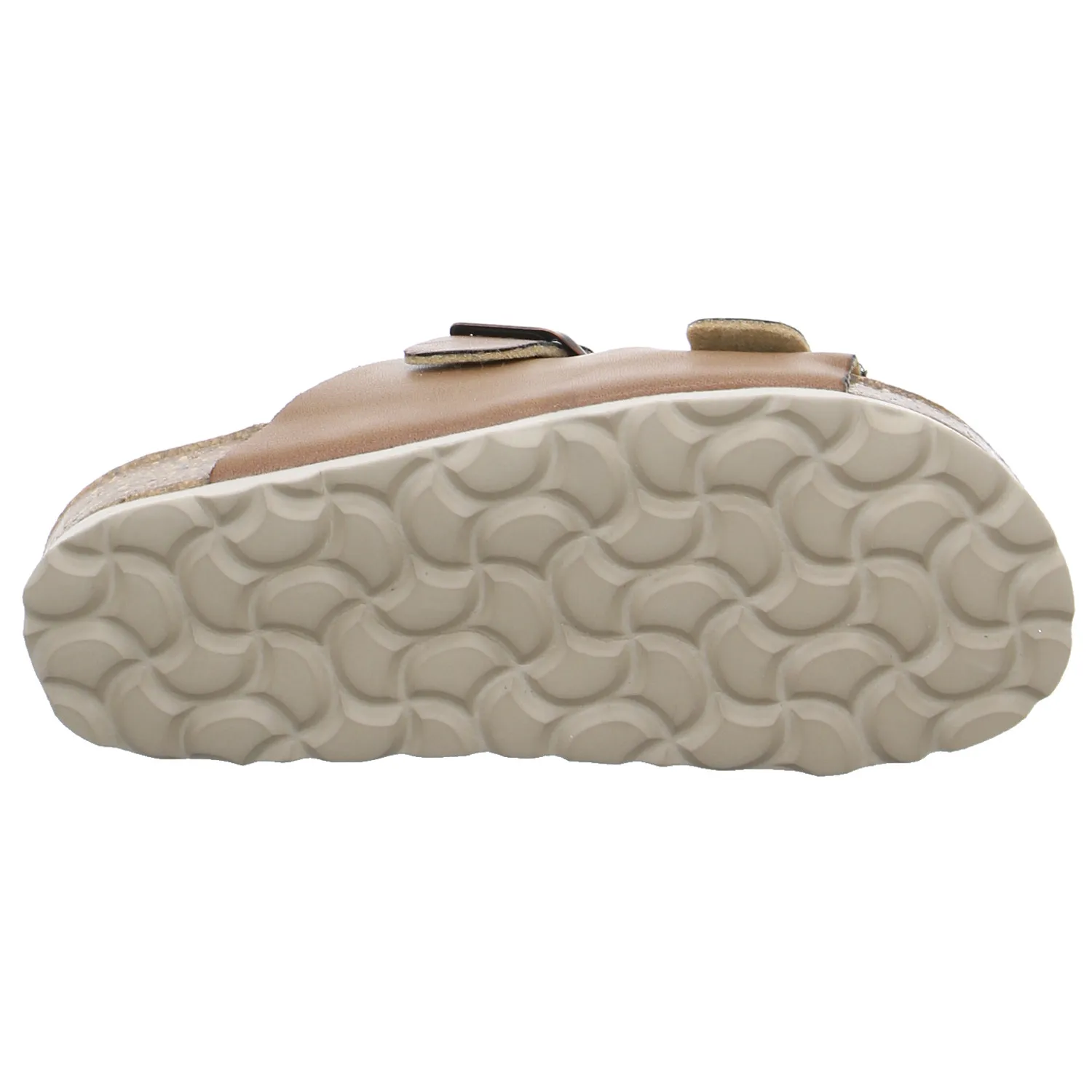 BIOLife Kinder-Pantolette Cognac Lederimitat  Unisex