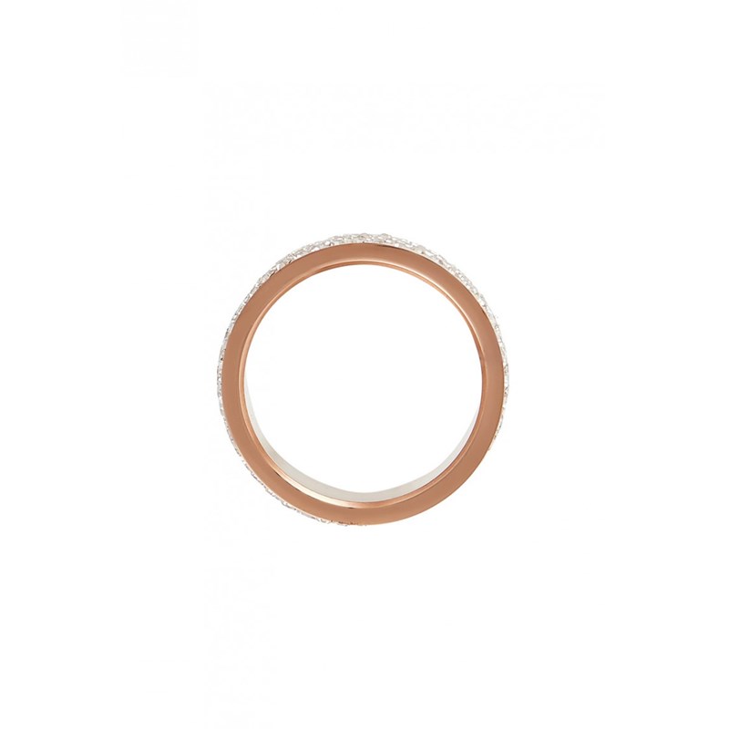 Bague Elodie - Or Rosé et Cristal
