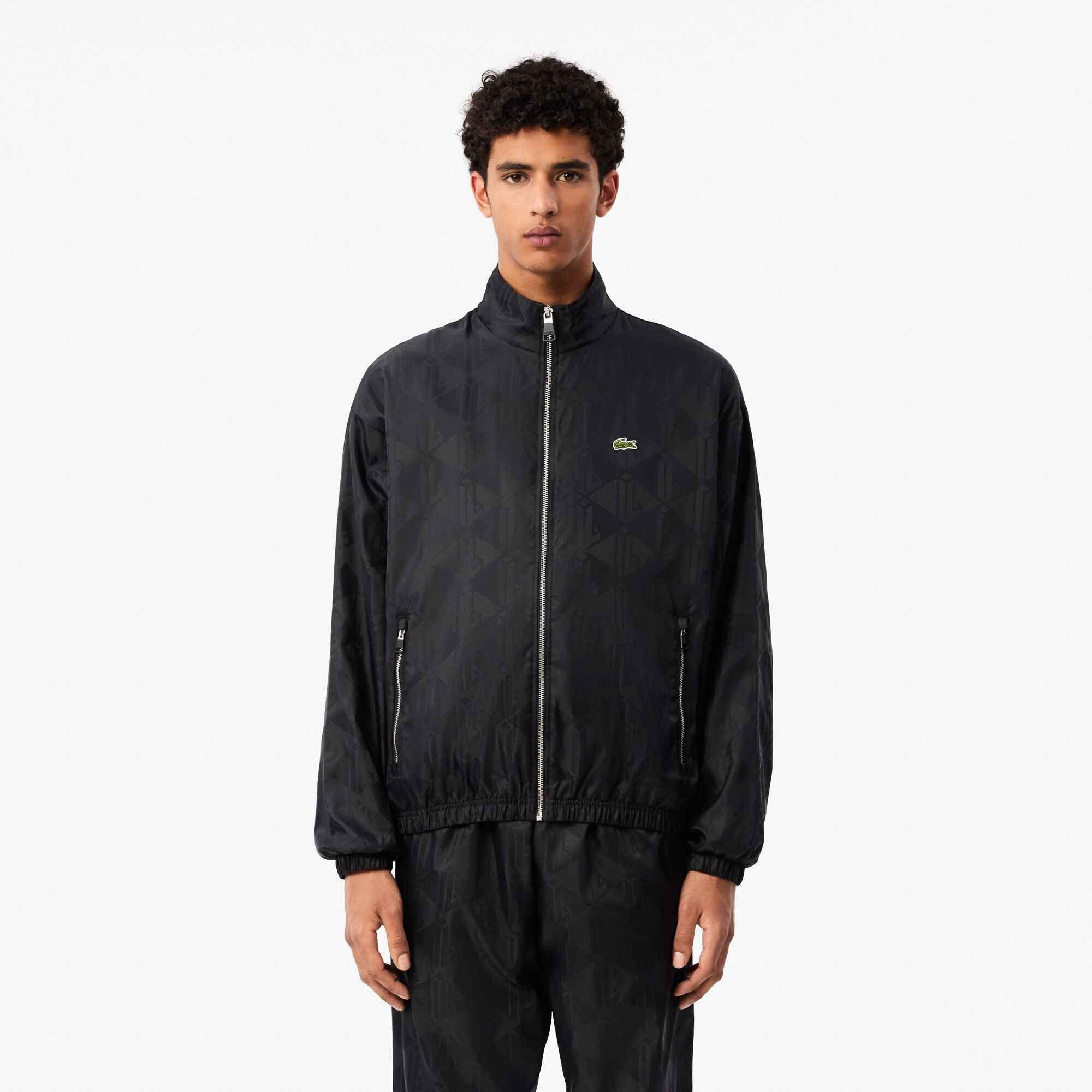 Lacoste All Over Print Monogram Tracksuit Top
