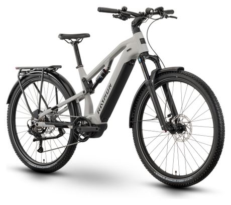 VTC Electrique Tout-suspendu Raymon CrossRay Shimano Essa 8V 720Wh 29'' Gris