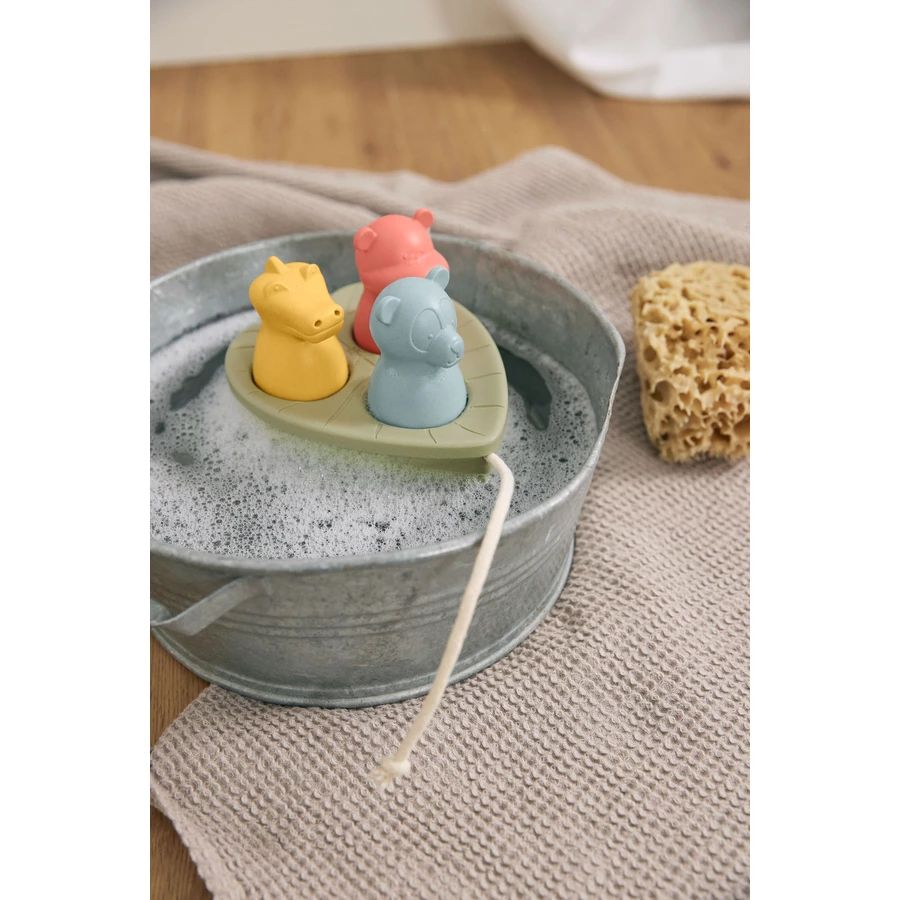 LÄSSIG Boat Toy Set Water Friends olive
