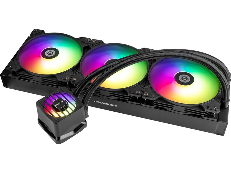 Enermax Wasserkühlung LIQMAXFLO 420 AIO-Wasserkühler mit RGB Beleuchtung