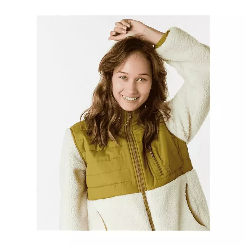 Veste femme RIPCURL Anti-Series Anoeta Fleece Zt Khaki