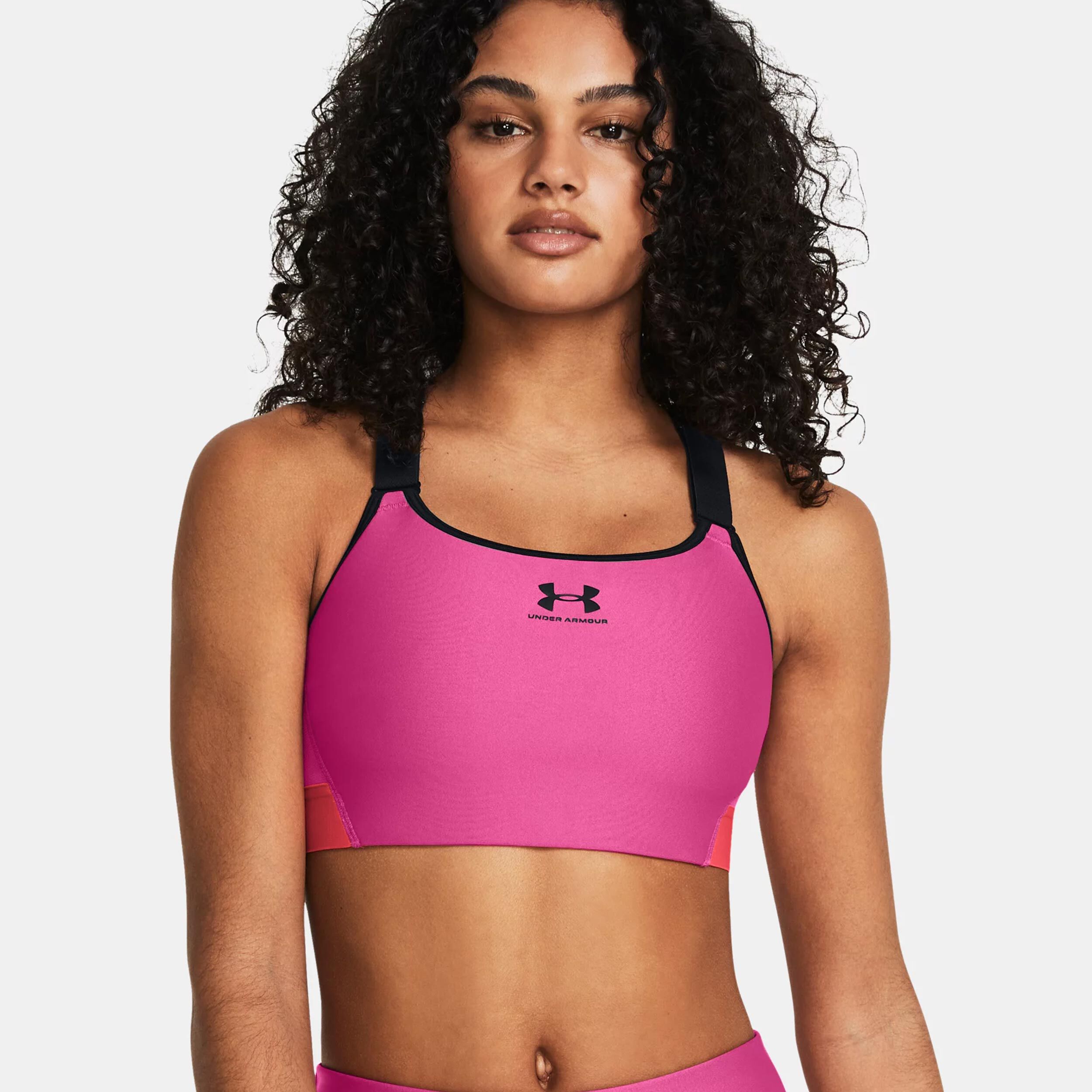 Under Armour Heatgear Armour High Soutien-gorge Sport Femmes - Pink