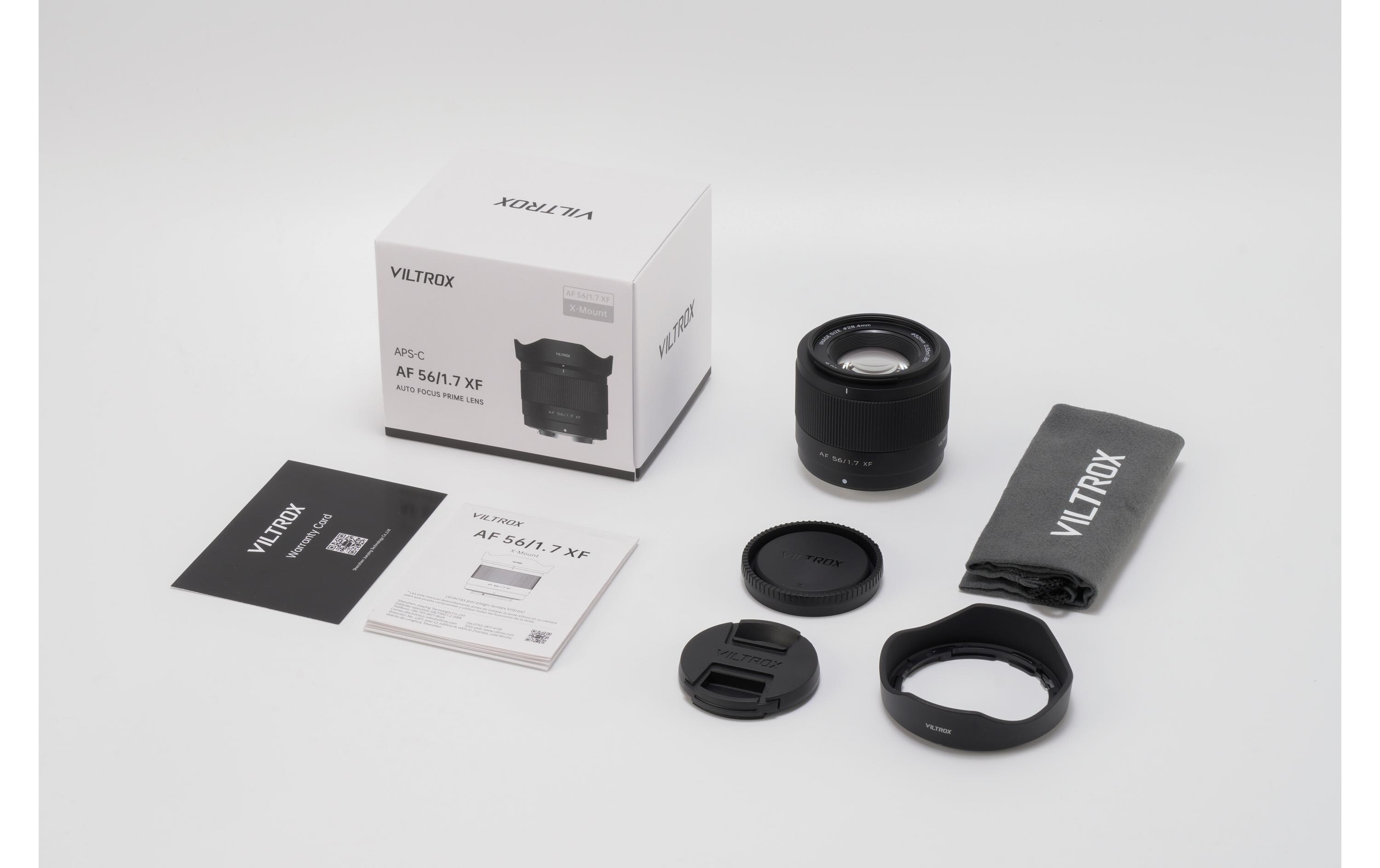 Festbrennweite AF 56mm F/1.7 XF – Fujifilm X-Mount<br>Kompaktes Festbrennweitenobjektiv