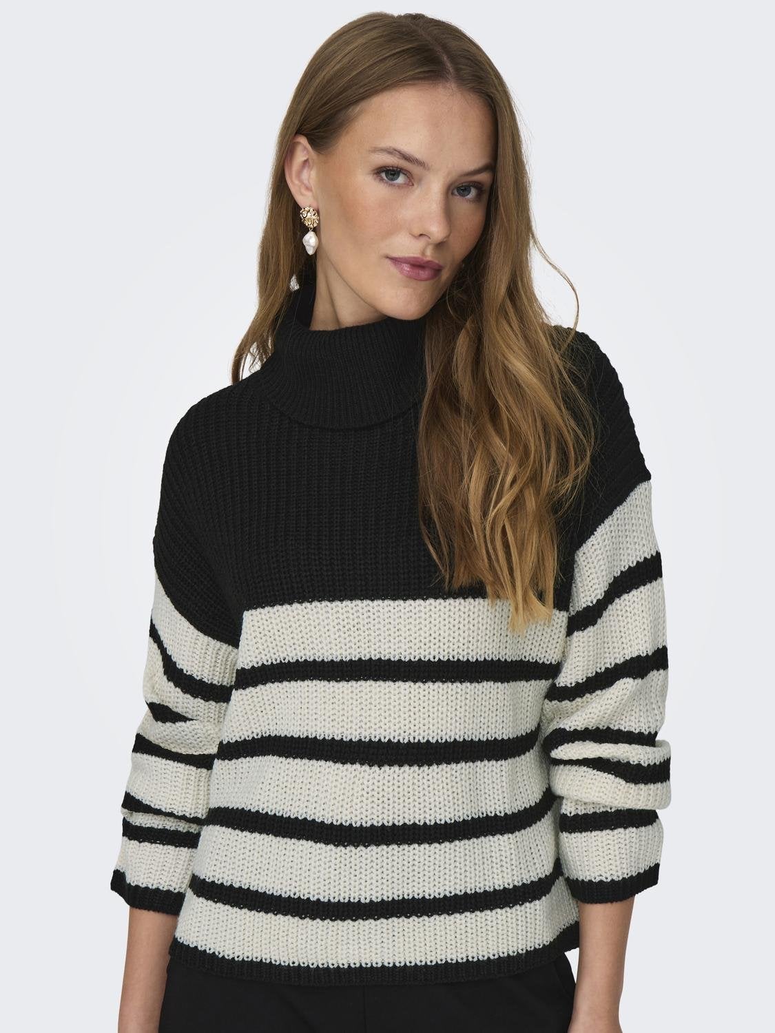JDYJUSTY Strickpullover Black